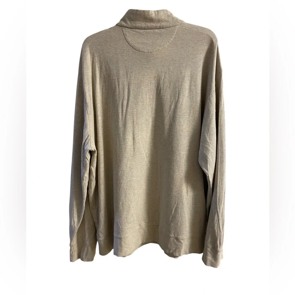 Polo Ralph Lauren Beige Quarter-Zip Pullover XXL